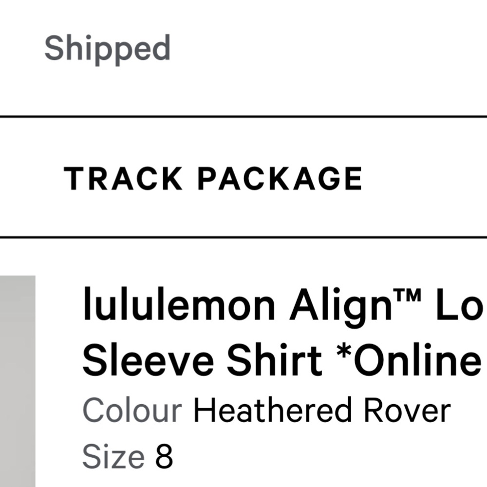 Lululemon long sleeve top - Picture 2 of 2